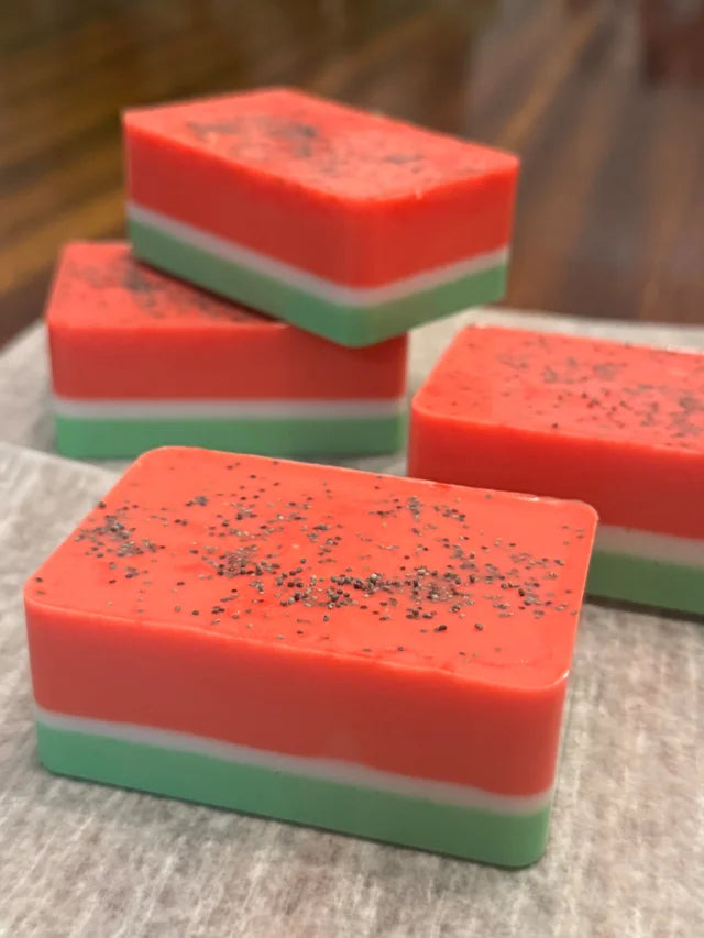 Watermelon Goat Milk Summer Soap