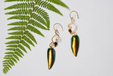 Jewel Beetle Earrings